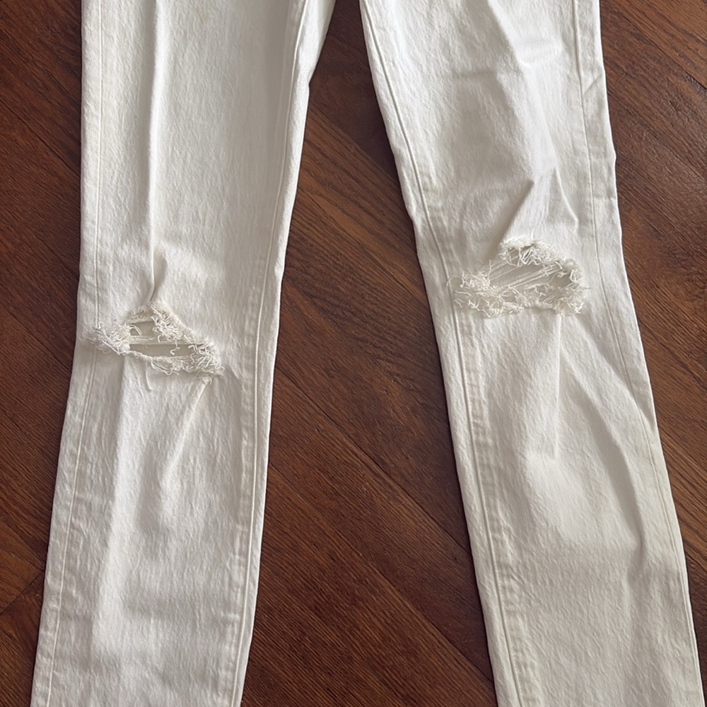 ROLLA'S White High Rise Slim Dusters - Picture 4 of 6